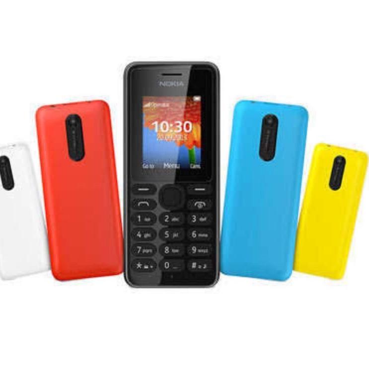 Super Premium HANDPHONE Jadul Nokia 108 HANDPHONE murah new kamera mobile Phone 2 SIM  NOKIA 108 mur