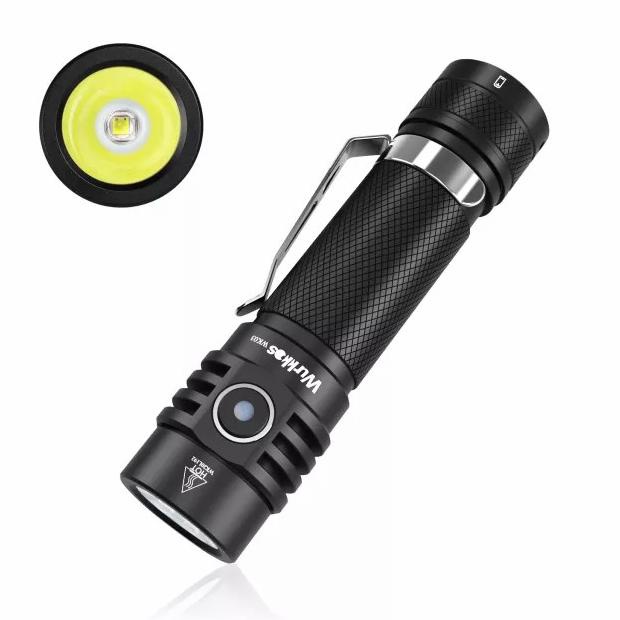 Wurkkos WK03 SST40 1800 Lumen Usb Tipe C Dengan Indikator