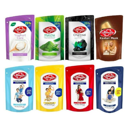 Lifebuoy Sabun Mandi Cair POUCH 400ML / 450ML ACCJKT