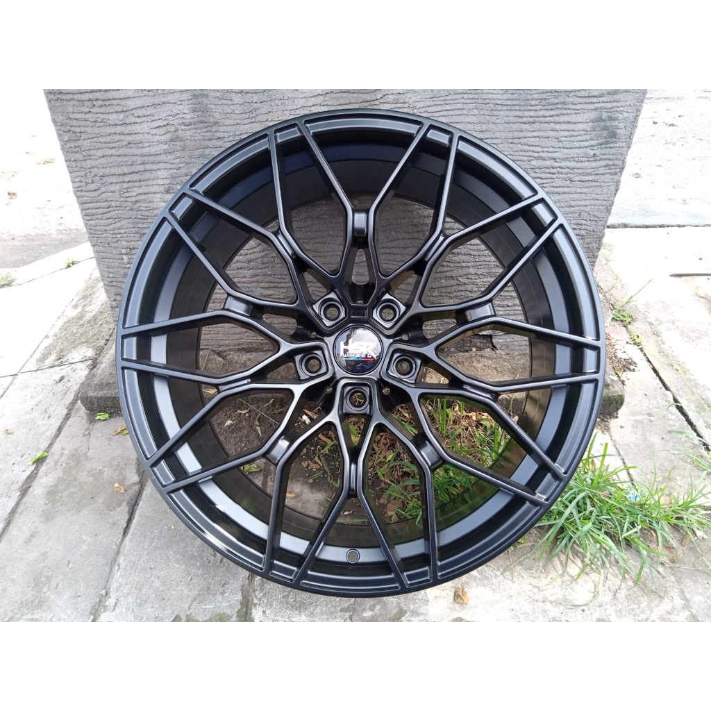 VELG R20 BUAT MOBIL BMW, VELG HSR BURAKKU R20X85/95 H5X120 ET35/25 BLACK