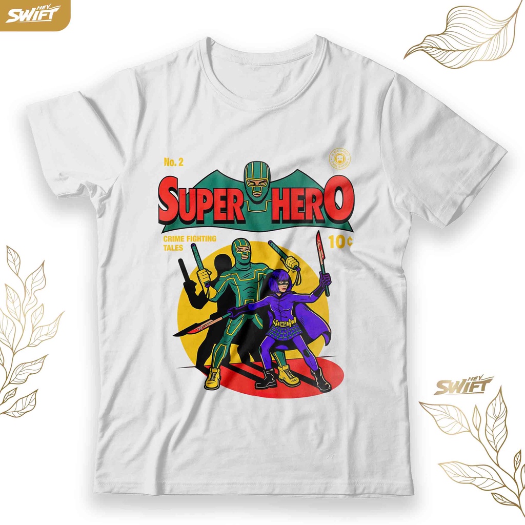 KAOS Superhero Comic vintage TSHIRT BAJU DISTRO