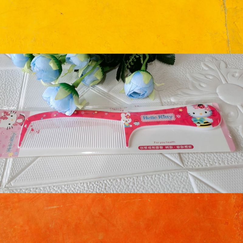 Sisir gagang / sisir karakter / sisir gagang kepala motif kartun / sisir lucu