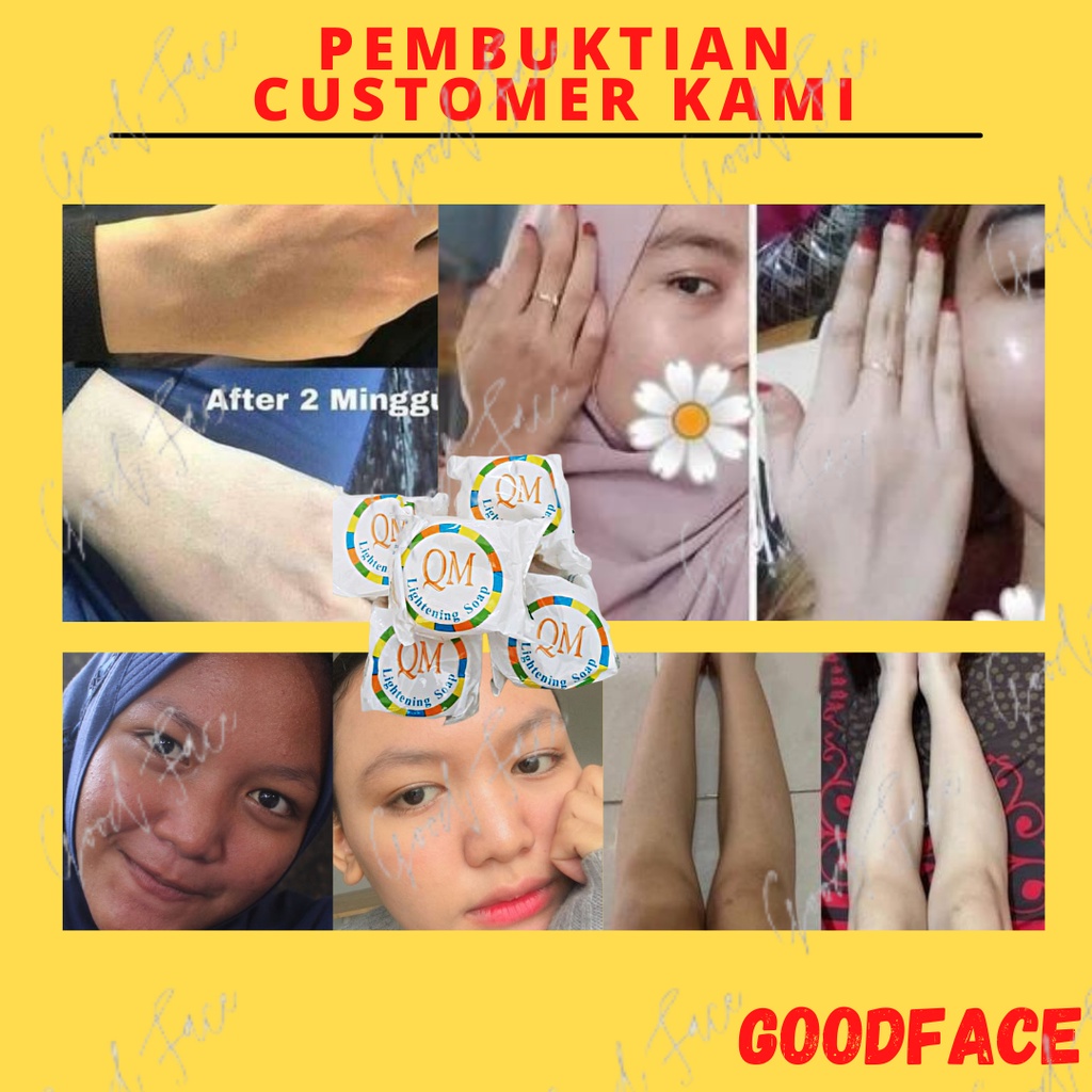 QM BRIGHTENING SOAP BPOM SABUN PEMUTIH WAJAH PENCERAH WAJAH PERAWATAN WAJAH