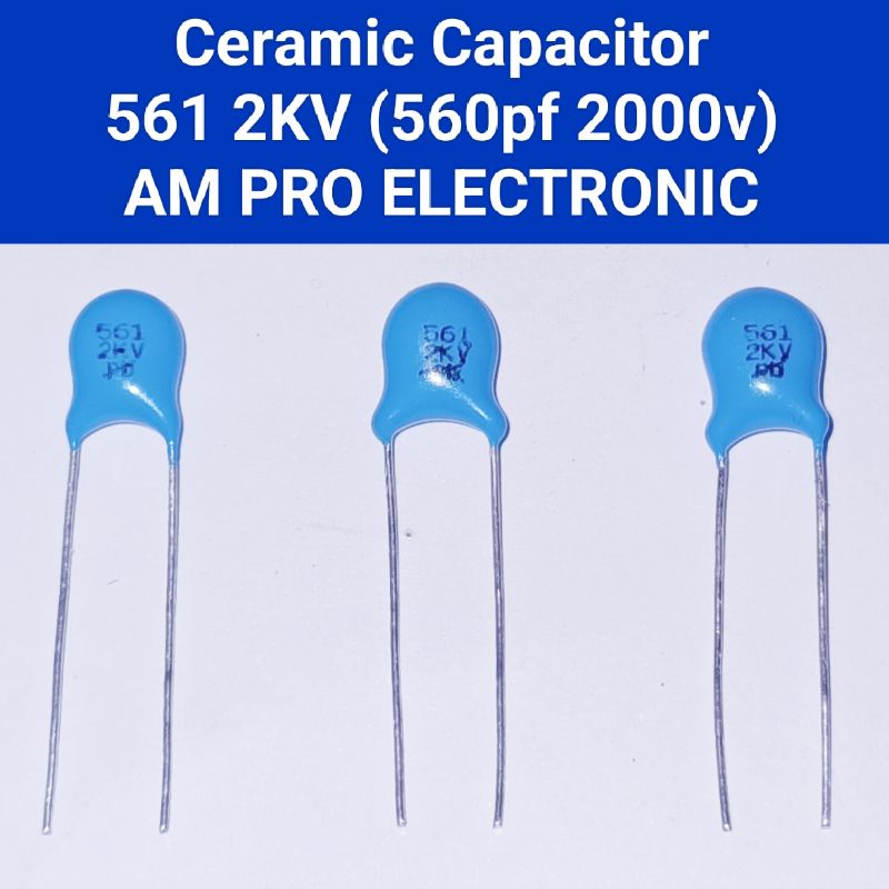 Ceramic 561 2KV 560pf Kapasitor Keramik 2000v 560 pf Capacitor