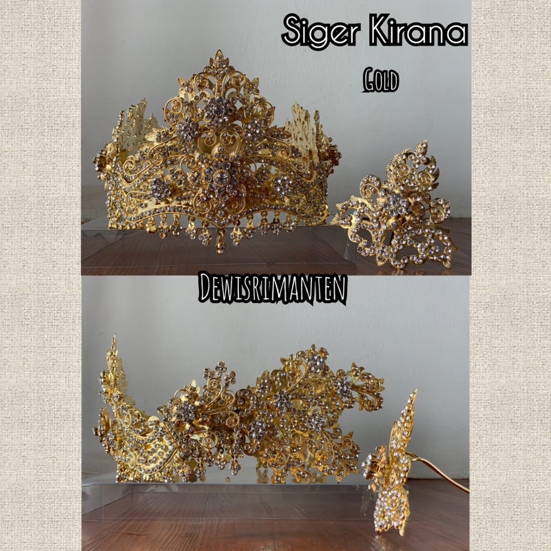 Siger pengantin kirana/siger pengantin batu diamond