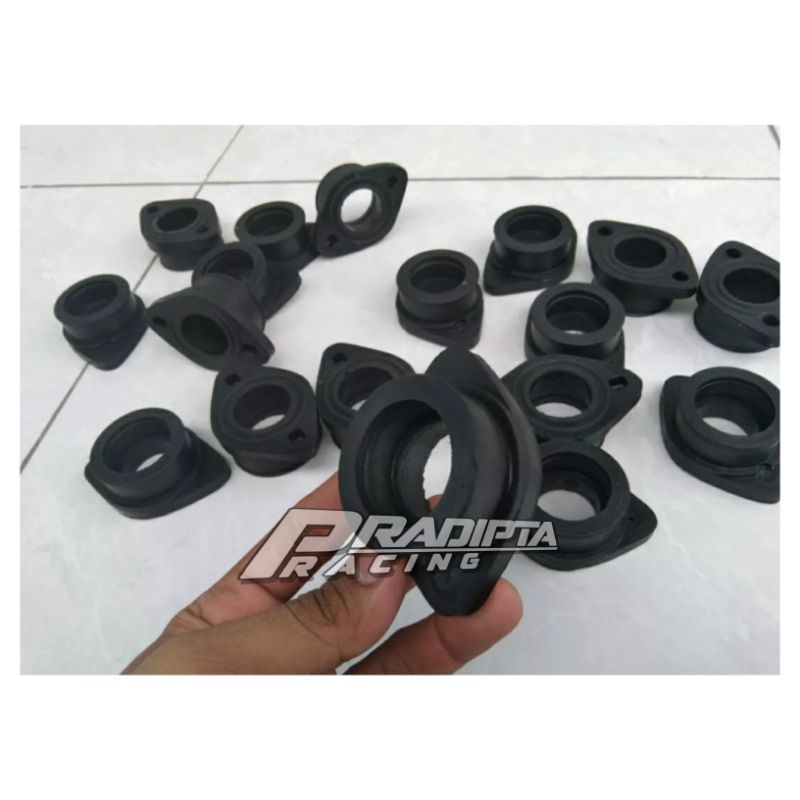 Karet intake Manifold Intek manipol karbu motor Universal PE 24 PE 26