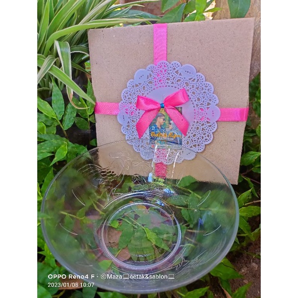 Souvenir Mangkok souvenir motif jago/souvenir cantik