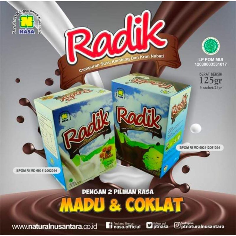 

RADIKMA RADIKCO NASA SUSU KESEHATAN HERBAL ALAMI BADAN