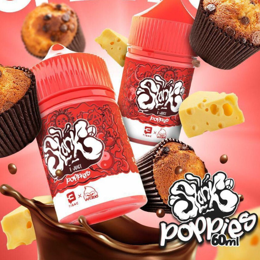 Slank V1 Poppies 60ML by Vape Zoo x Slank - Liquid Slank Poppies