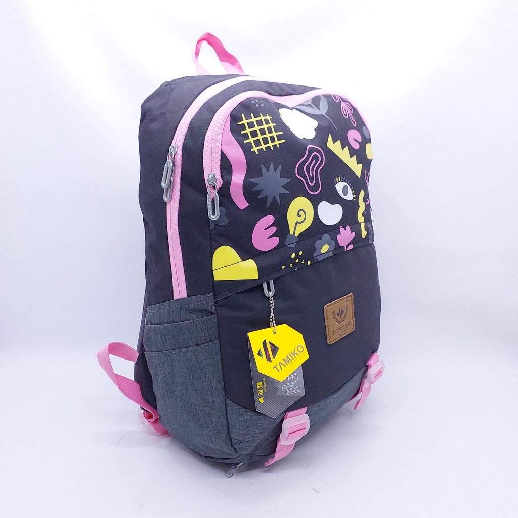 TAS TAMIKO ORIGINAL FREE JAS HUJAN / RANSEL LAPTOP IMPORT TAMIKO / BACKPACK LAPTOP TAMIKO / TAS SEKOLAH SMP SMA KULIAH CEWEK MURAH BARU KUAT / TAS PUNGGUNG WANITA / STYLISH BAGPACK