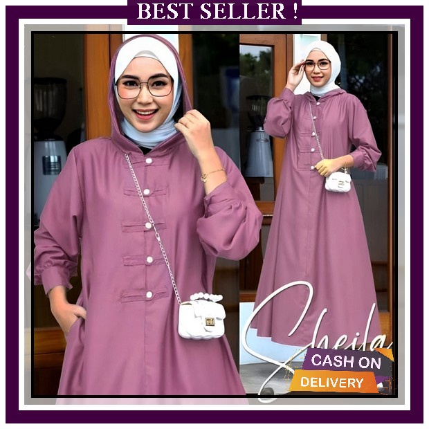 Fida Maxi Dress Ori Shr Gamis Wanita Terbaru 2022 Ready Stock Siap Kirim Baju Pakaian Wanita Muslim 