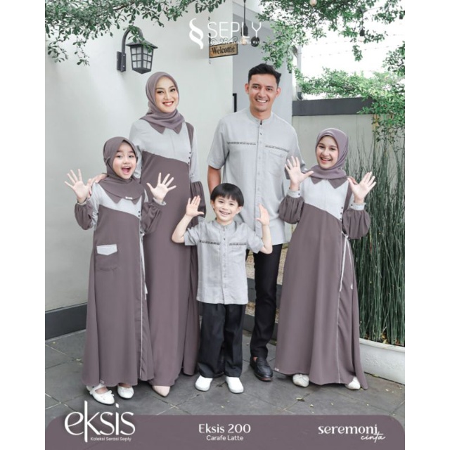 Gamis anak sarimbit keluarga selia 122 ORI by seply