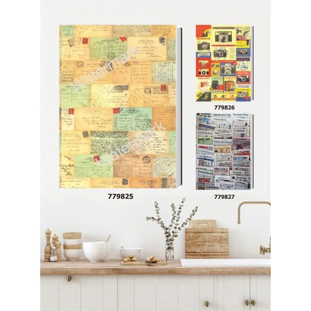 

Buku Tulis / Notebook / B5 / Hardcover / Vintage Postcard / KAM