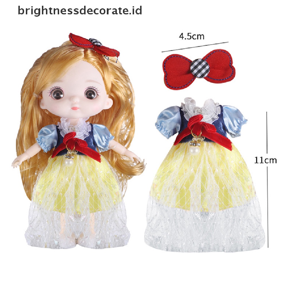 [Birth] 16 cm Boneka ob11 Aksesoris Pakaian Dress Setelan Dress Up Baju Mainan Anak Hadiah [ID]