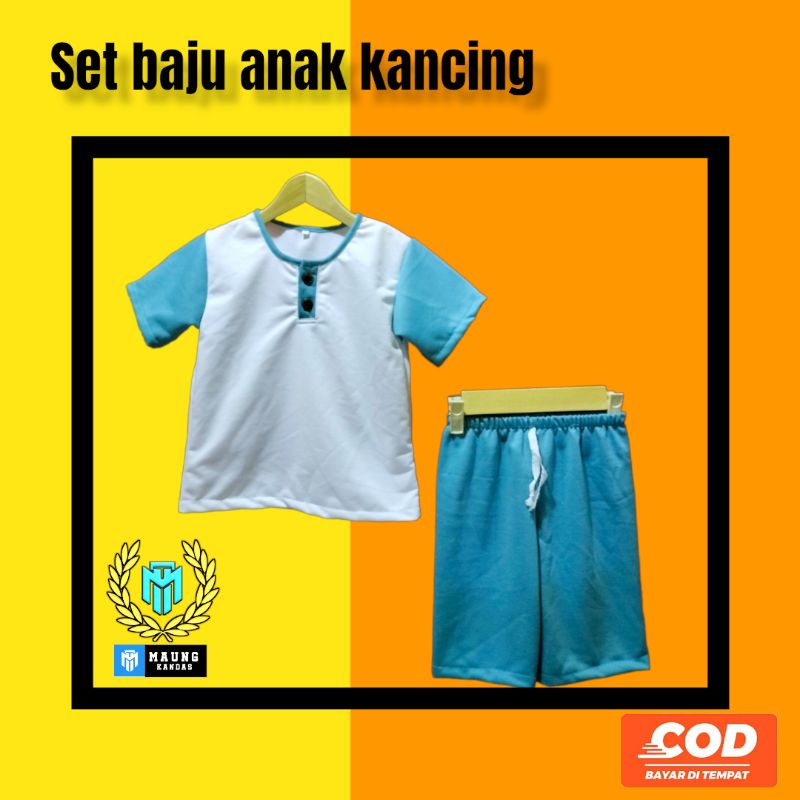 Setelan Baju Kiano Anak 1-5 Tahun