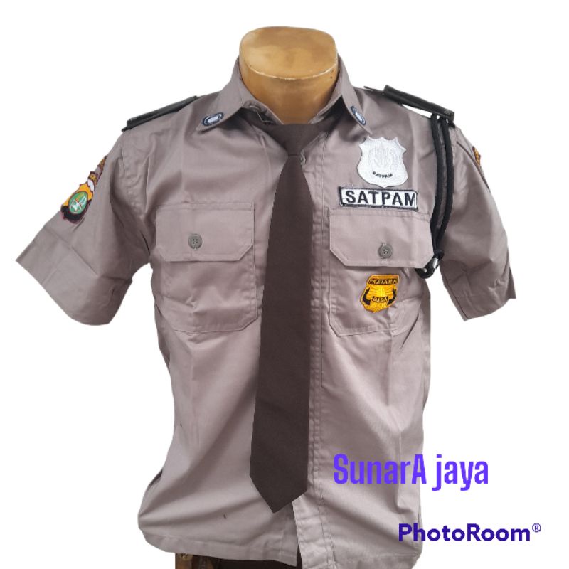 seragam satpam/Baju PDH satpam + atribut