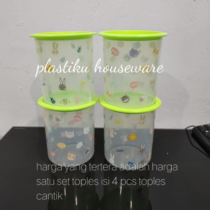 TOPLES PLASTIK CANTIK TOPLES SET TOPLES KUE LEBARAN TOPLES MOTIF ISI 4