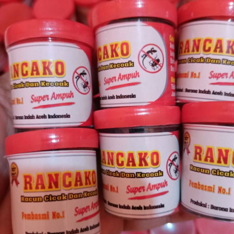 Racun Cicak dan Kecoa RANCAKO Herbal Serbaguna Super ampuh Pembasmi no. 1 cicak dan kecoa
