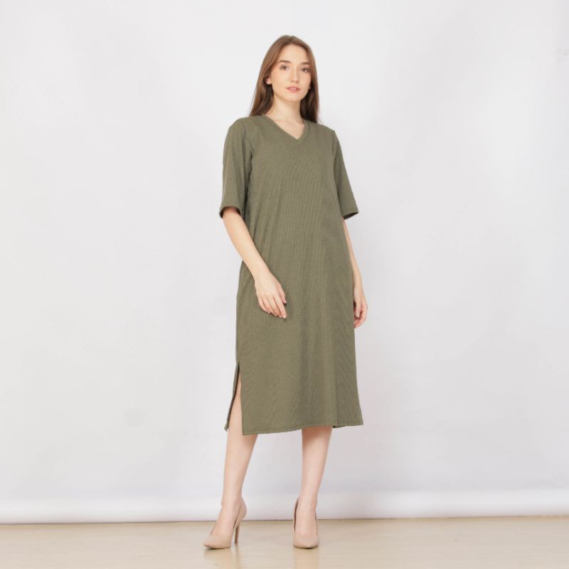 HUG MIKI - Dress Hamil Menyusui Knit Basic