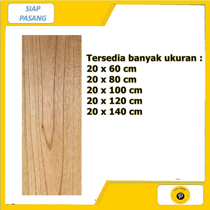 PAPAN MAHONI PANJANG 120 LEBAR 20 KAYU SOLID