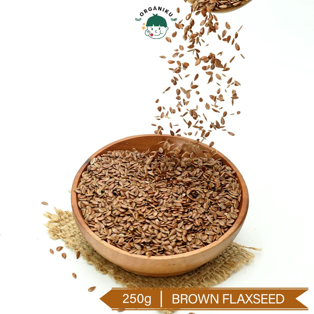 Brown Flaxeed /Biji Rami 100g, 250g