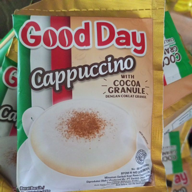 Kopi Good day cappuccino 1renceng 10pcs