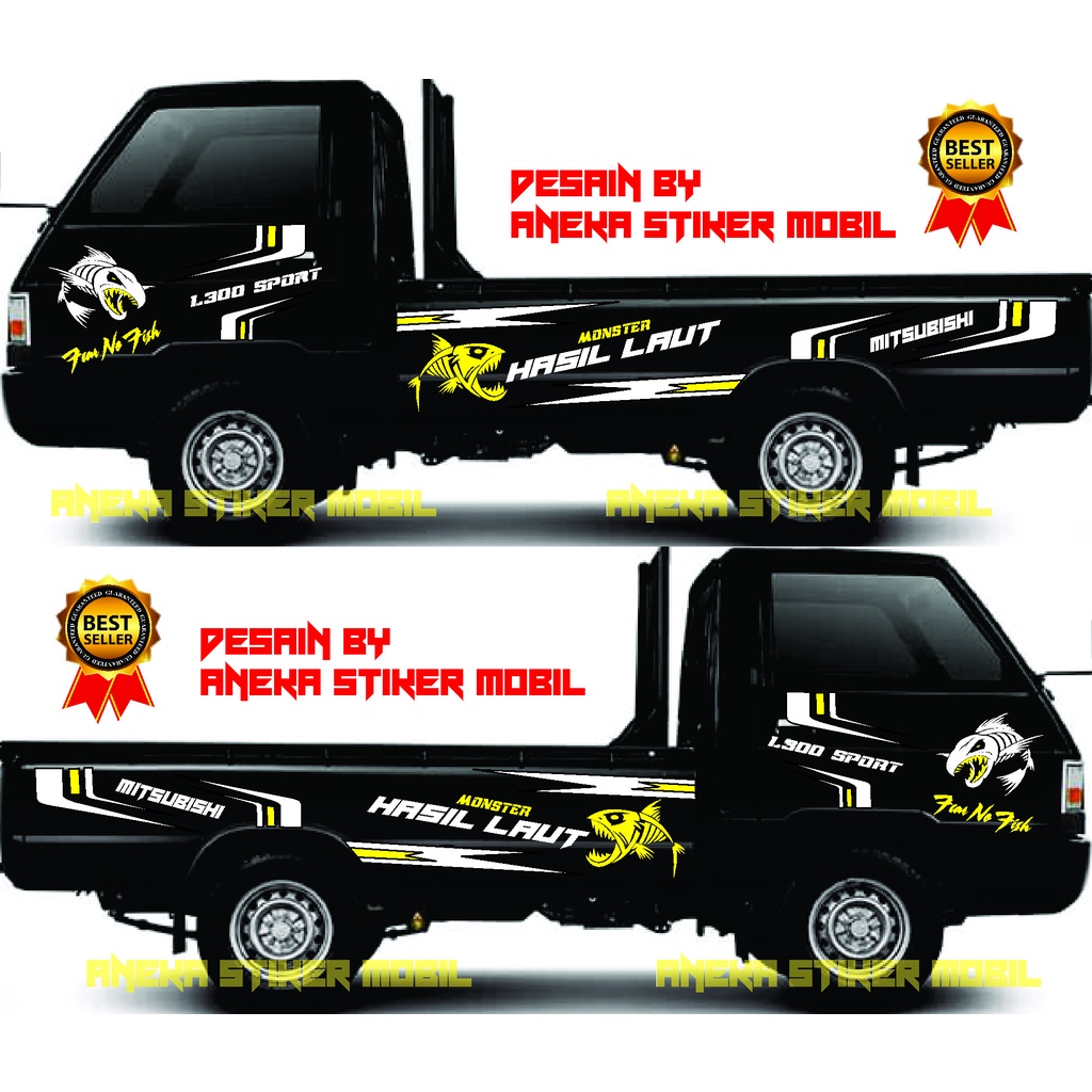 STIKER L300 STIKER CUTTING L 300 STIKER MOBIL MITSUBISHI L300 TERBARU