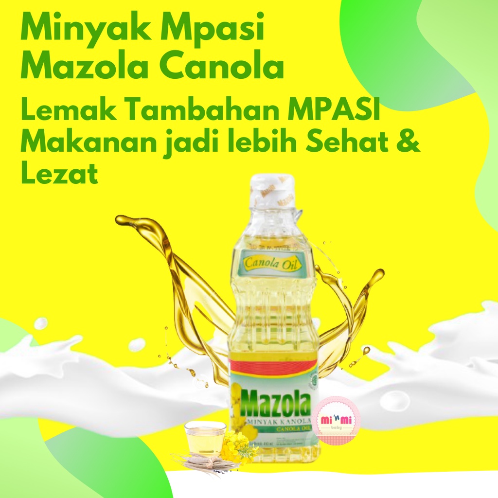 

Minyak goreng sehat mazola canola kanola oil lemak tambahan bahan paket mpasi 450ml