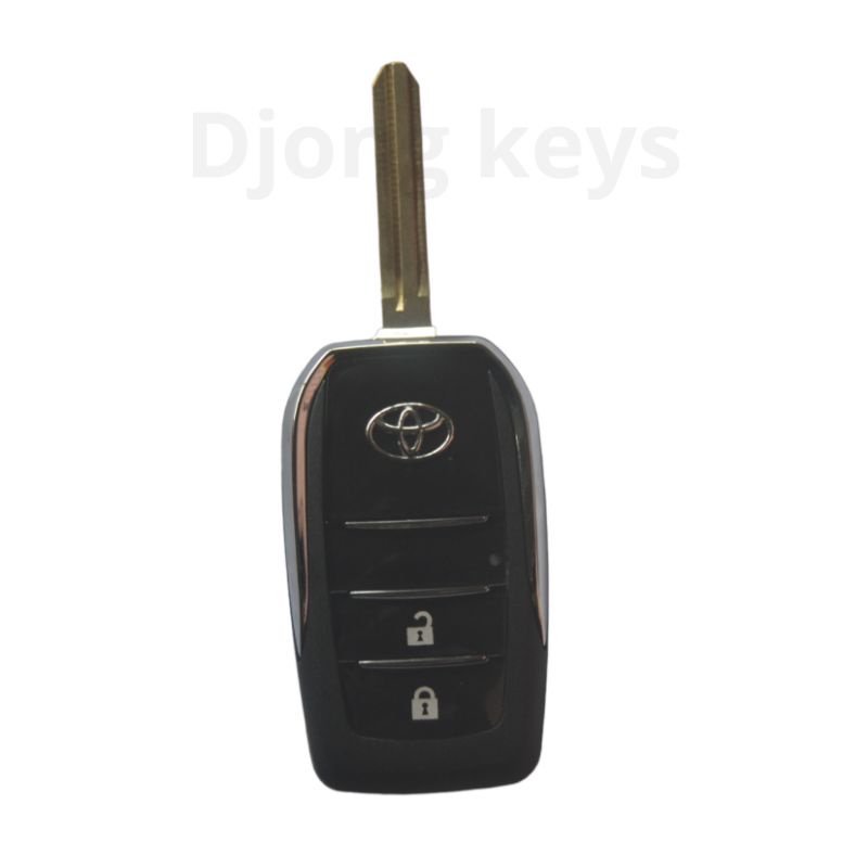 casing kunci remot lipat/flipkey toyota new  Yaris long tahun 2015 ke Atas