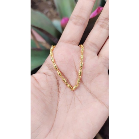 Gelang Bambu Anak Emas 6k