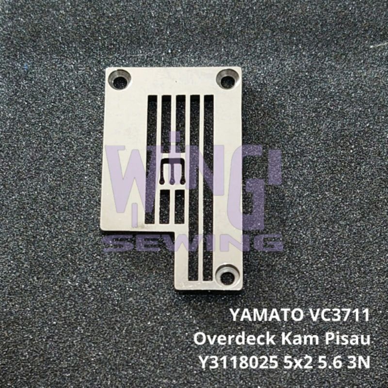 Y3118025 YAMATO VC3711 5x2 5.6MM 3 Jarum Plat Mesin Jahit Overdeck Kam