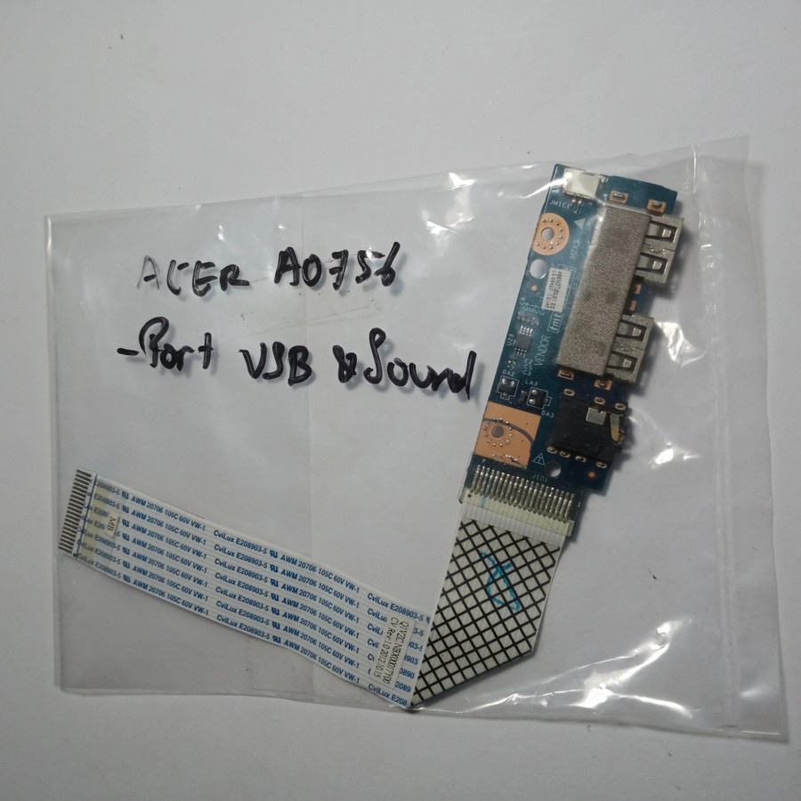 Port USB Acer Aspire One 756 ao756