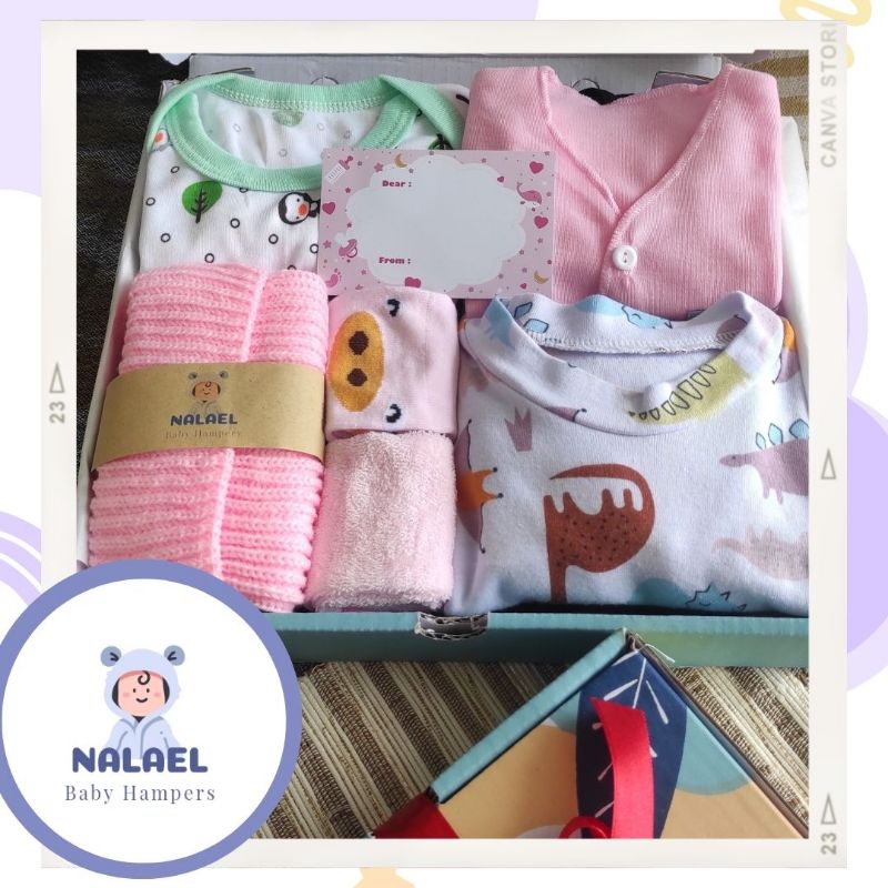 NALAEL Hampers bayi kado lahiran bagus lucu dan murah gift newborn - SILVER