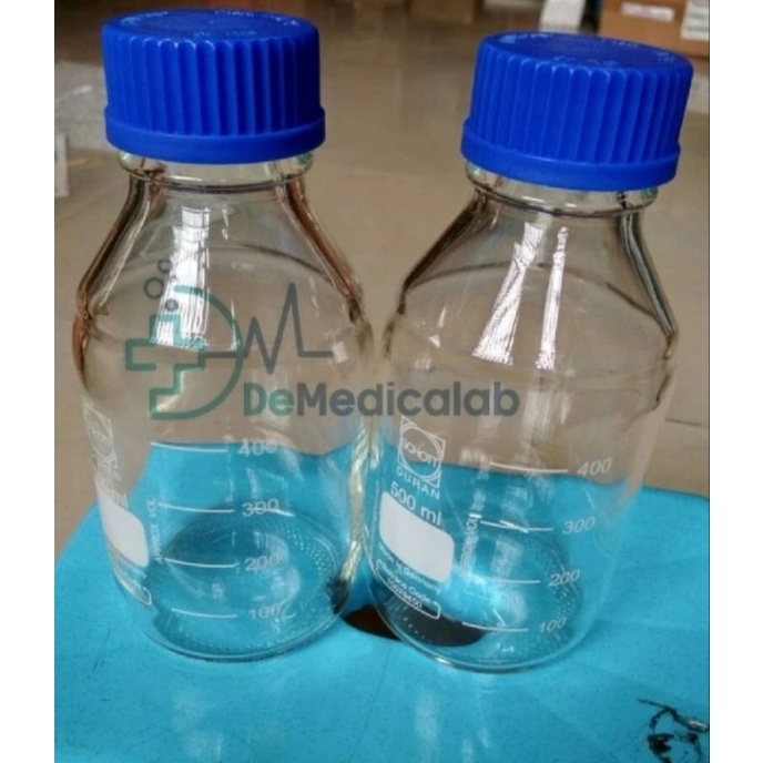 Botol Lab 500 Ml Laboratorium / Laboratory Bottle Duran / Botol Sampel