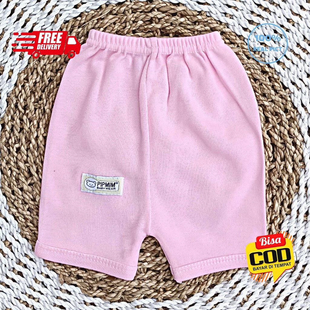 Celana Pendek Bayi PINK SERIES Size 0 - 3 Bulan merk SNI PIP MIM