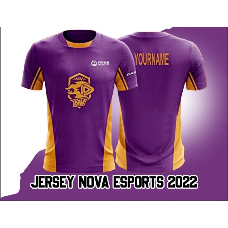 Jersey Esport Nova Free custom Nama dan Logo