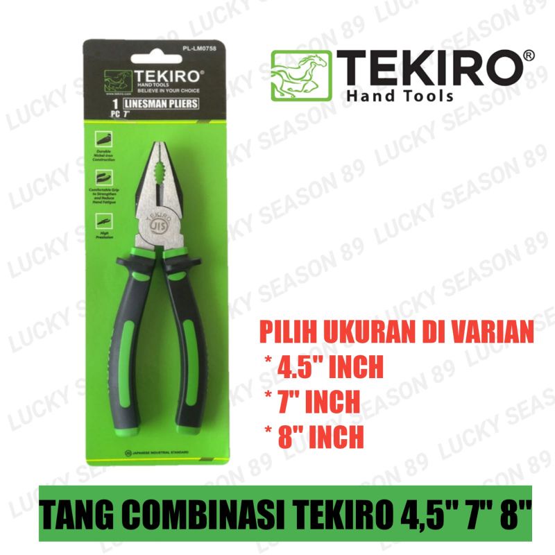 Tang Combinasi Tekiro 4,5 inch/ 7inch/ 8inch Original