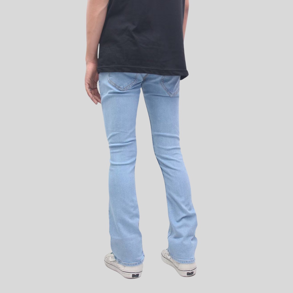 Celana Jeans Pria Slim Fit Cutbray Cowok Panjang Bootcut Skinny Model Cut Bray Soft Jeans Premium