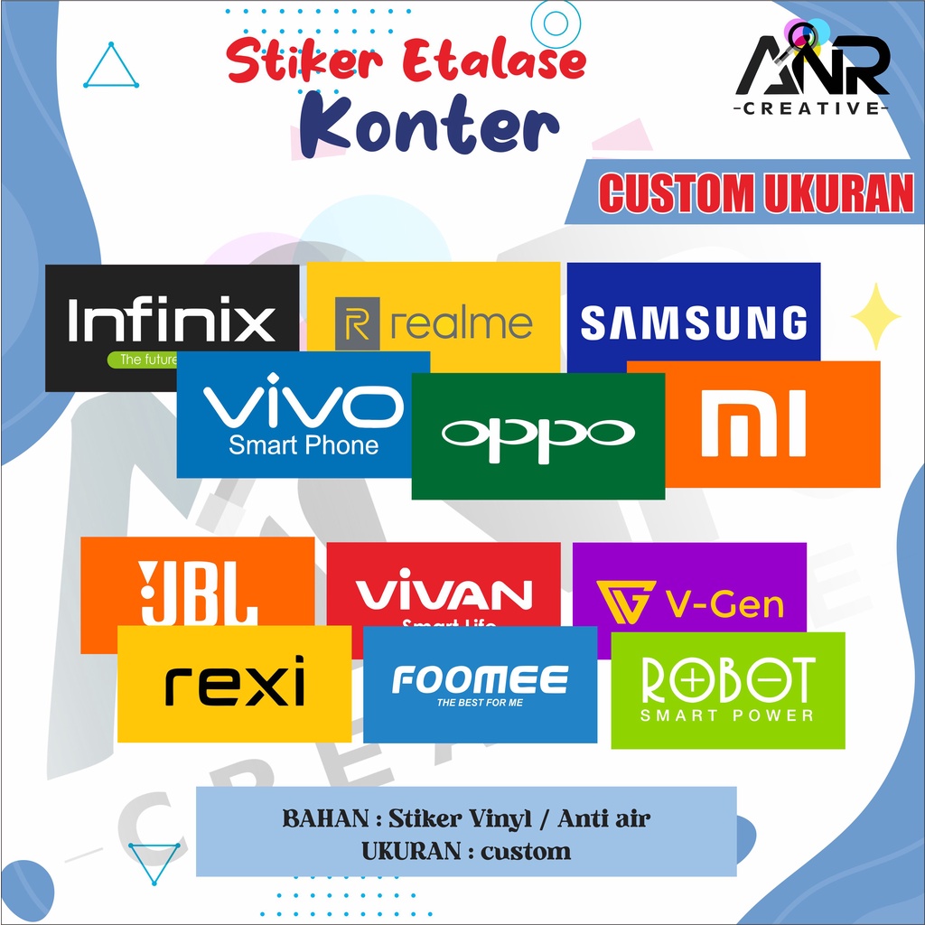 Stiker Etalase Toko/Stiker Vinyl Etalase/ Stiker Etalase Konter/ Stiker Etalase Meteran/ Stiker Etalase Murah