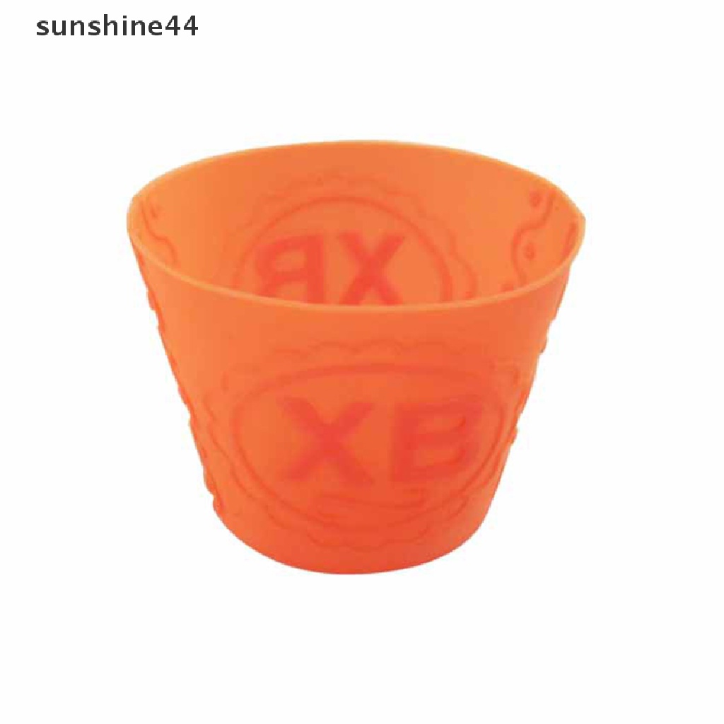 Sunshine 5Pcs Cetakan Cup Kue Silikon 3D Berbagai Bentuk Cake Cup Muffin Cupcake Mold.