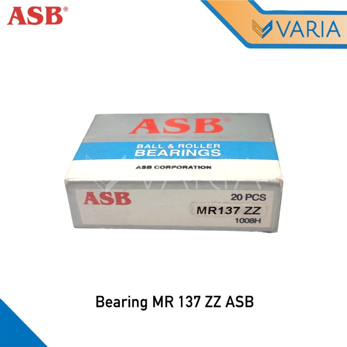 Bearing MR 137 ZZ ASB Laher Miniatur 7 x 13 x 4 mm