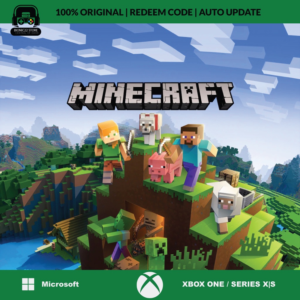Minecraft Win10 Xbox One Series X|S Original Redeem Code Game