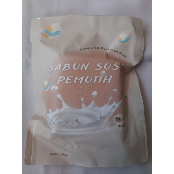 sabun susu pemutih badan dan wajah