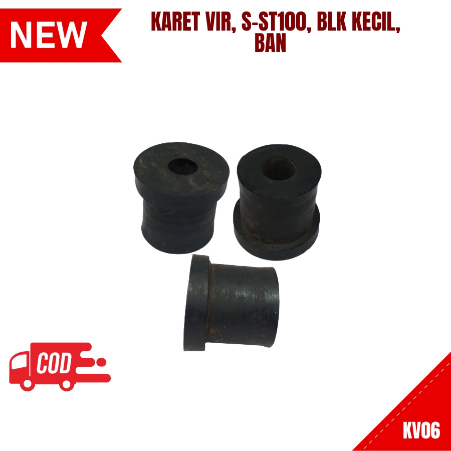 Karet Vir S ST100 Blk Kecil ban Hitam Karet Pir Belakang Karet Suzuki ST100 Hitam Karet Peer Belakan