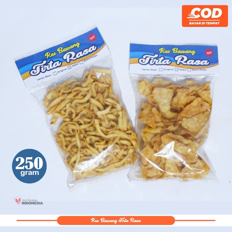 

KERIPIK BAWANG 250 gr / KERIPIK PANGSIT / SISTIK BAWANG 250 gr /KRIPIK BAWANG /KERIPIK BAWANG 250 gr / KERIPIK PANGSIT / KERIPIK BAWANG ASIN GURIH TIPIS 250gr