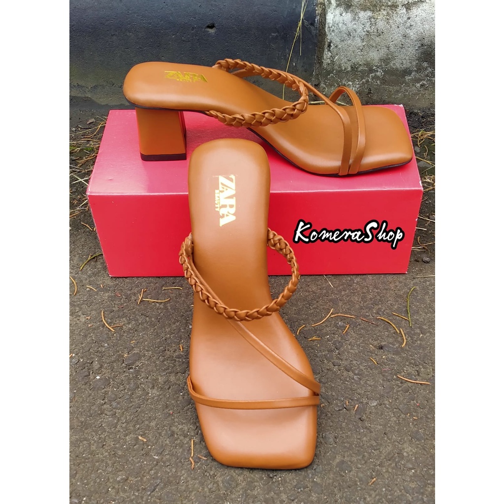 HEELS ZARRA PREMIUM KEPANG SILANG HAK CHUNKY