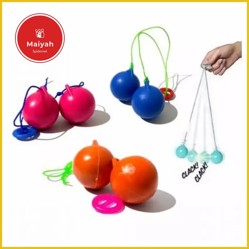 Mainan Latto Latto Lato Lato Tek Tek Etek Etek lotto lotto 4cm Cerah leto leto letto letto mainan vi