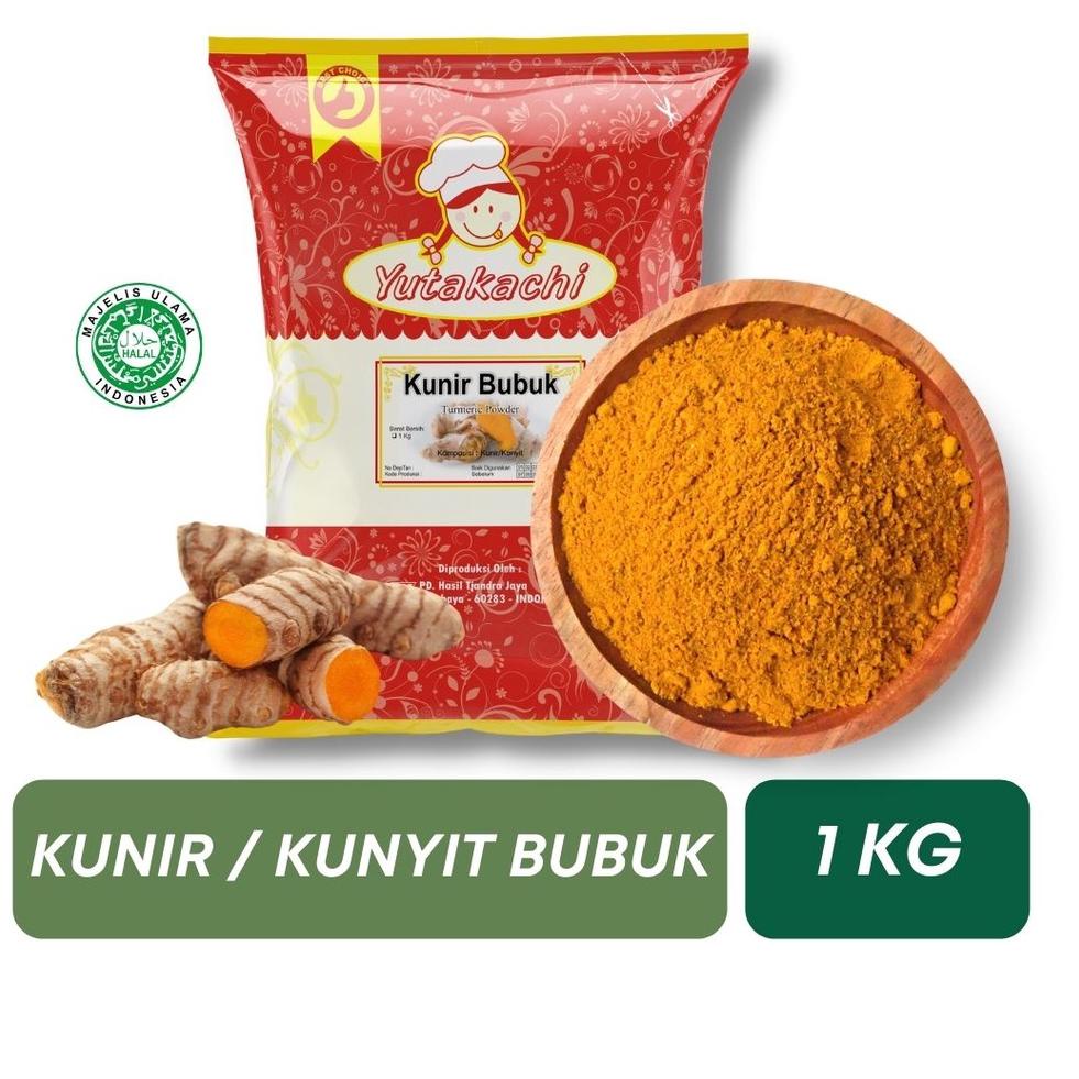 

TERLARIS S921 Kunir/Kunyit Bubuk Super 1kg / Turmeric Powder / Bumbu Rempah Kunir Murni Yutakachi / Rempah Kiloan ㅺ