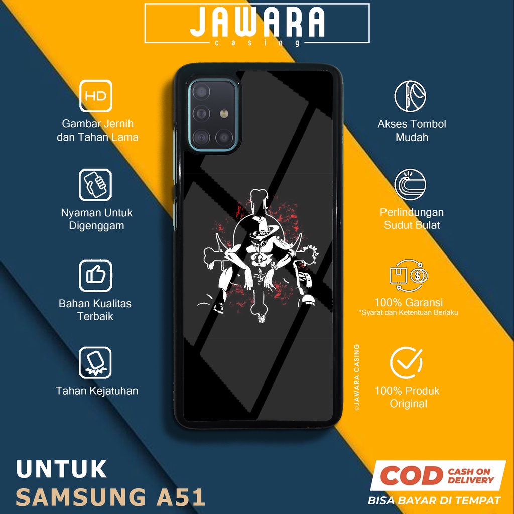 Case Samsung A51 Casing Samsung A51 Jawara Casing [OP01] Case Glossy Case Aesthetic Custom Case Anim