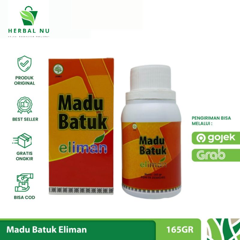 Madu Batuk Eliman | Madu Batuk Dewasa Eliman | Madu Batuk Eliman 165gr